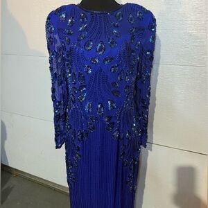 Niteline | Dresses | Vintage Nite Line Beaded Silk Dress 4 | Poshmark